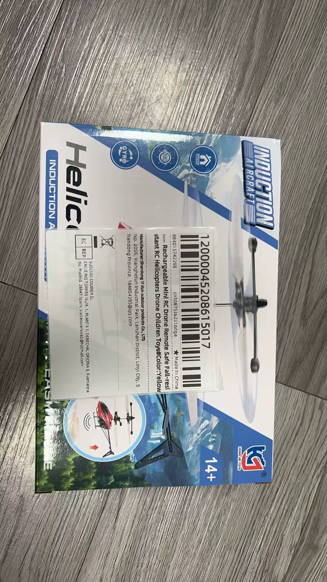 Rechargeable Mini RC Drone Remote Safe Fall-Resistant RC Helicopters Drone Children Toys