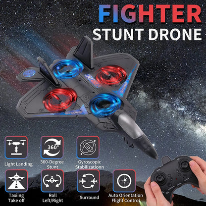 Remote Control Plane for Kids, RC Airplane Helicopter Toys for Boys, RC Jet Plane Drone for Kids Stunt RC Plane for Adults