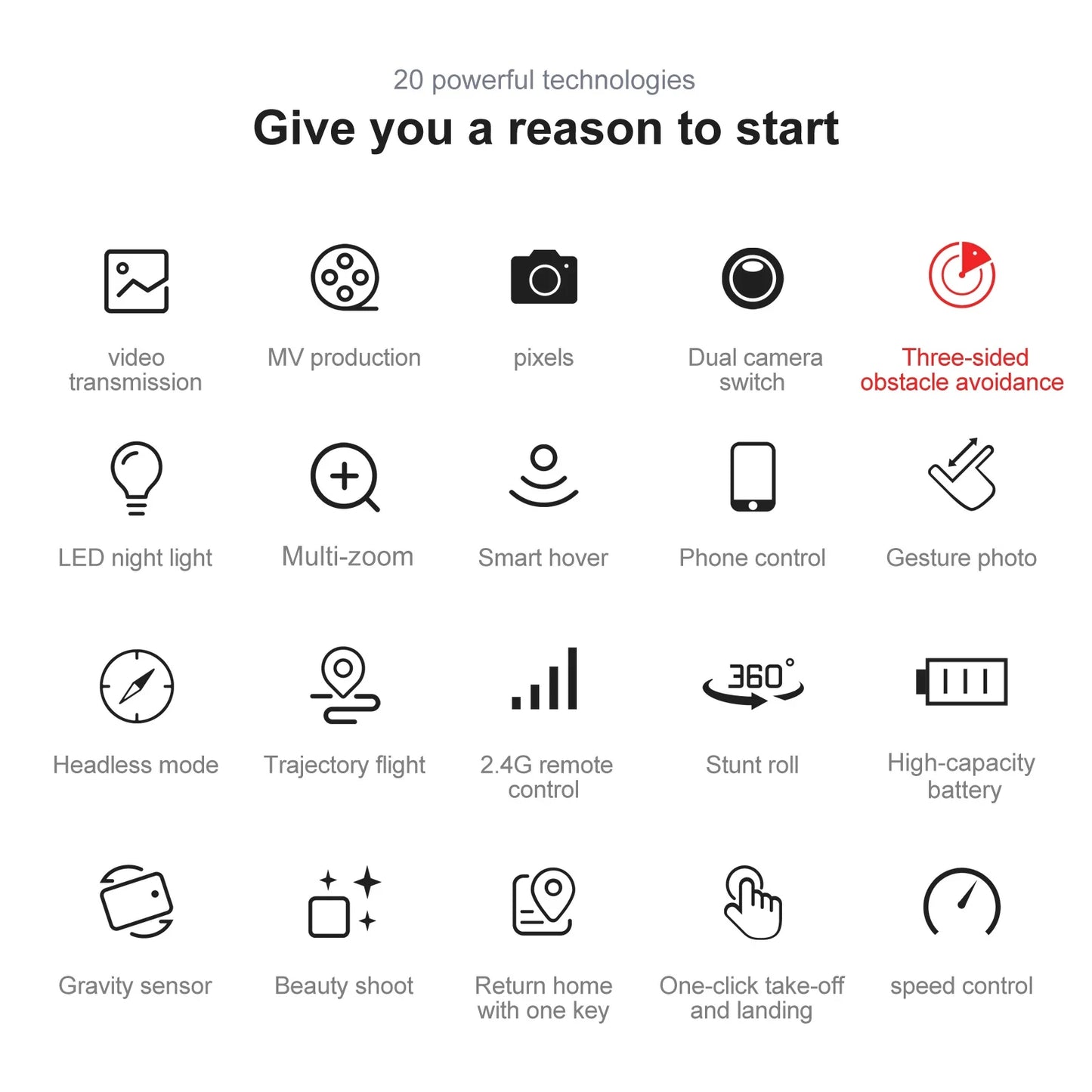 ​​ Drone E99Pro with 4K HD Dual Camera for Adults Kids,Rc Quadcopter with 2 Modular 1800Mah Batteries for 30 Mins Long Flight,Black,Altitude Hold,Waypoint Fly,Carrying Case