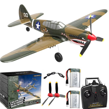 Volantex RC Plane P51D Mustang/F4U Pirate/Spitfire/P40/Zero,Remote-Controlled Aircraft Suitable for Adults and Childr Toys
