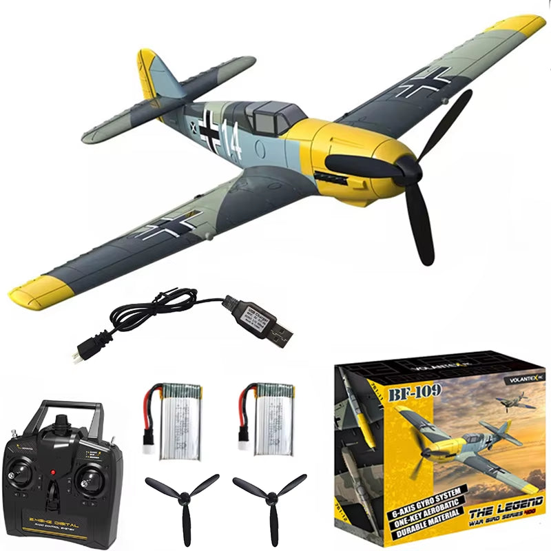 Volantex RC Plane P51D Mustang/F4U Pirate/Spitfire/P40/Zero,Remote-Controlled Aircraft Suitable for Adults and Childr Toys