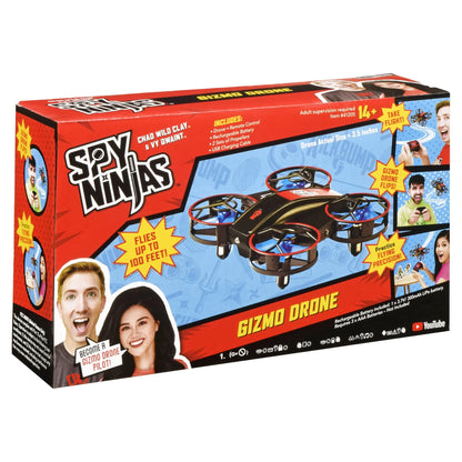 Gizmo 3.5" Drone, Remote Control, Replacement Propellers, and Character Targets