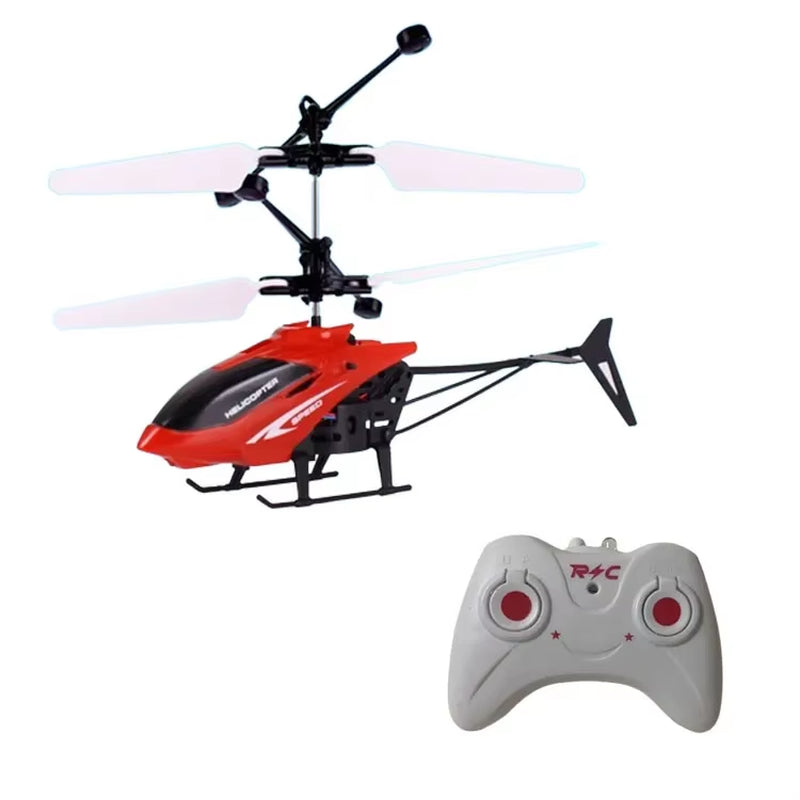 Rechargeable Mini RC 2 Channel Drone Remote Safe Fall-Resistant RC Helicopters Drone Children Toys
