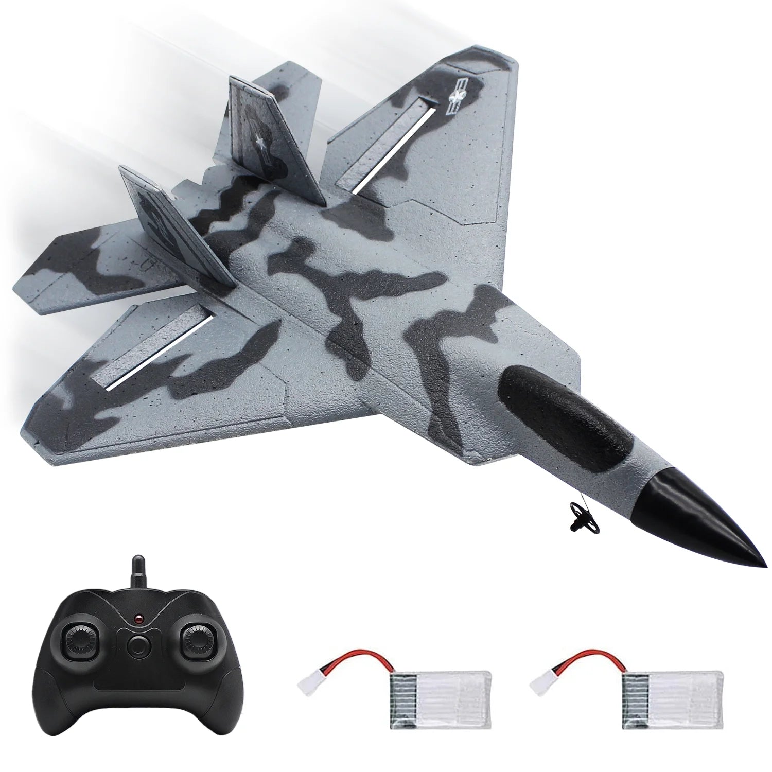 Remote Control Planes with 2 Batteries, F22 Raptor RC Airplanes ...