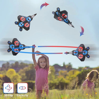 Remote Control Plane for Kids, RC Airplane Helicopter Toys for Boys, RC Jet Plane Drone for Kids Stunt RC Plane for Adults