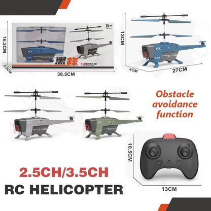 3.5CH 2.5CH RC Helicopter 2.4G Remote Control Helicopters with Obstacle Avoidance Function Radio Controlled Plane Toys for Boys