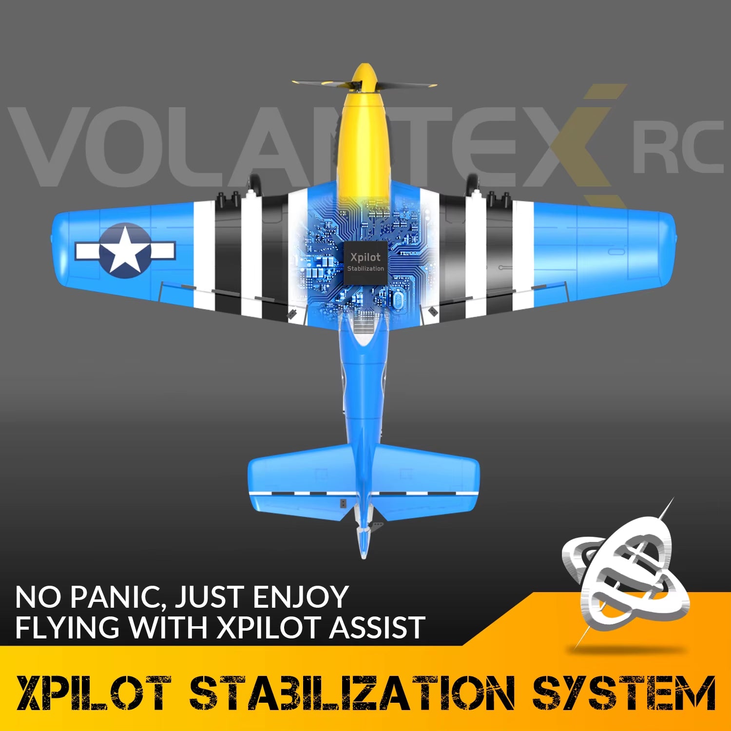 Volantex RC Plane P51D Mustang/F4U Pirate/Spitfire/P40/Zero,Remote-Controlled Aircraft Suitable for Adults and Childr Toys