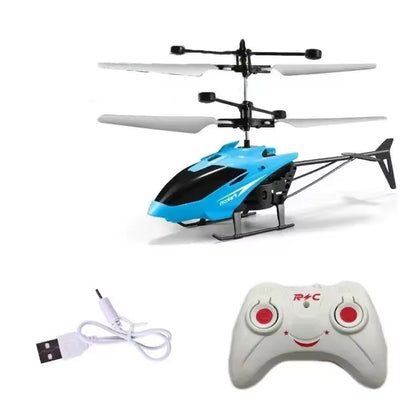 Rechargeable Mini RC Drone Remote Safe Fall-Resistant RC Helicopters Drone Children Toys