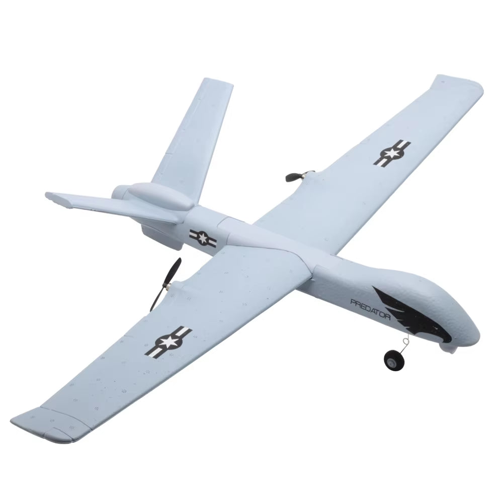 RC Plane 20 Minutes Flight Time Glider Toy Plane with LED 2.4G Remote Control Hand Throwing Wingspan Kids RC Jet Airplane Foam