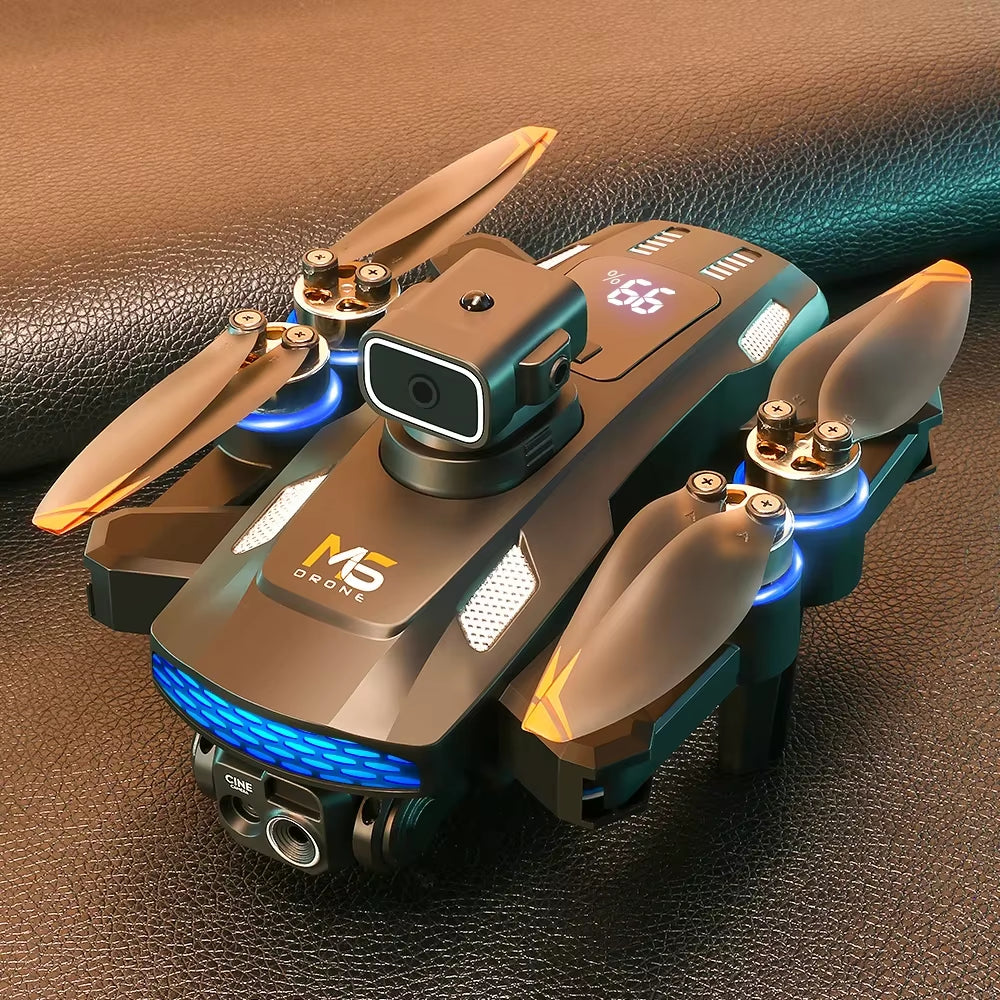 NEW M6 Drone 4K Professional 5G GPS HD Dual Camera Photography Brushless Foldable Quadcopter RC Distance GPS Drones Toys Gift