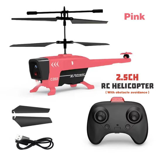 3.5CH 2.5CH RC Helicopter 2.4G Remote Control Helicopters with Obstacle Avoidance Function Radio Controlled Plane Toys for Boys