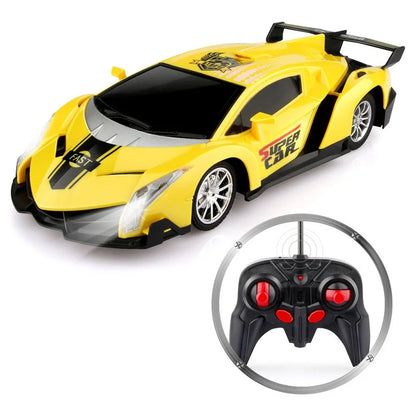 Lamborghini 1/18 RC Racing Cars Remote Control Sport Racing Hobby Toy Car Gift for Kids 3-12 Years Old, Yellow