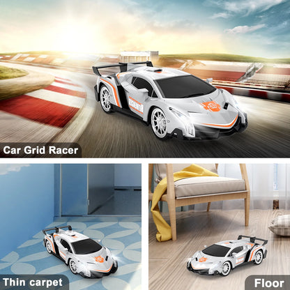 Lamborghini RC Car Toys for Kids 4-12 Years Old 1/18 Racing Crawler Toy Car Model Vehicle with Rechargeable Batteries, Silver