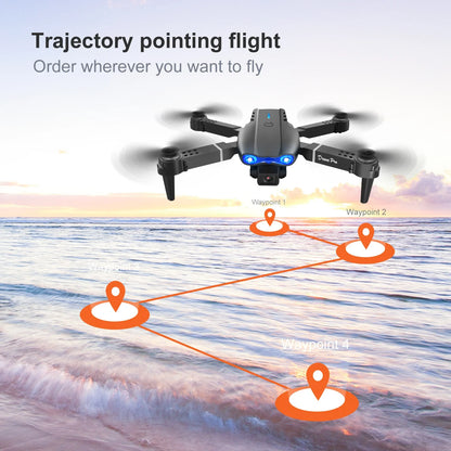 ​​ Drone E99Pro with 4K HD Dual Camera for Adults Kids,Rc Quadcopter with 2 Modular 1800Mah Batteries for 30 Mins Long Flight,Black,Altitude Hold,Waypoint Fly,Carrying Case