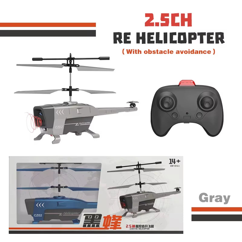3.5CH 2.5CH RC Helicopter 2.4G Remote Control Helicopters with Obstacle Avoidance Function Radio Controlled Plane Toys for Boys